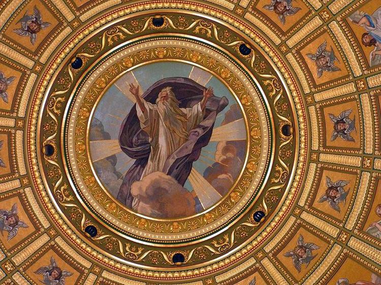 Karoly Lotz The mosaic of the dome